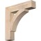 Ekena Millwork Thorton Block Smooth Bracket, Douglas Fir, 3 1/2"W x 18"D x 18"H BKT04X18X18THR05SDF - alternate 1